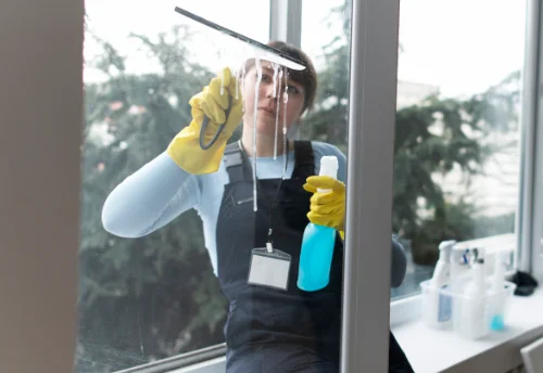 Nettoyage de vitres intérieures et extérieures à Biches